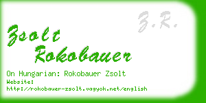 zsolt rokobauer business card